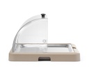 HENDI - UNIQ VITRINE DE COMPTOIR RÉFRIGÉRANTE VERTE AVEC COUVERCLE COULISSANT - 46 x 35,5 CM HT 22 CM
