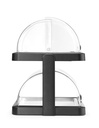 HENDI - UNIQ VITRINE DE COMPTOIR RÉFRIGÉRANTE VERTE AVEC COUVERCLE COULISSANT - 46 x 35,5 CM HT 22 CM