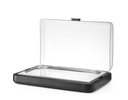HENDI - UNIQ VITRINE DE COMPTOIR RÉFRIGÉRANTE VERTE AVEC COUVERCLE COULISSANT - 46 x 35,5 CM HT 22 CM