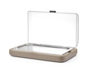 HENDI - UNIQ VITRINE DE COMPTOIR RÉFRIGÉRANTE VERTE AVEC COUVERCLE COULISSANT - 46 x 35,5 CM HT 22 CM