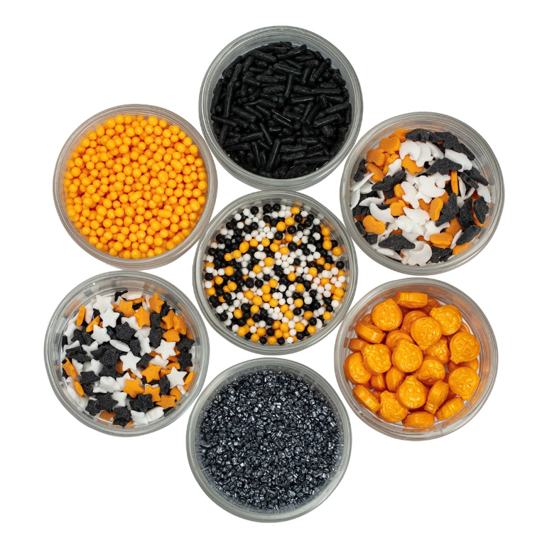 MIX DECORS EN SUCRE ETOILES JAUNES 25GR