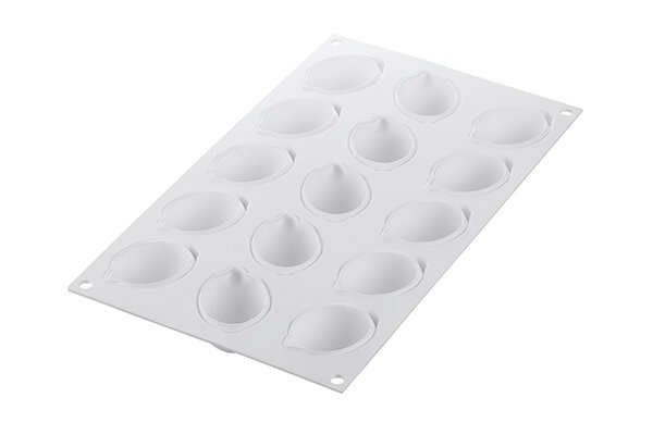SILIKOMART - MOULE TROMPE L'OEIL CITRON - LIMONE 30 - 55 x 38MM HT 27MM VOL 30ML