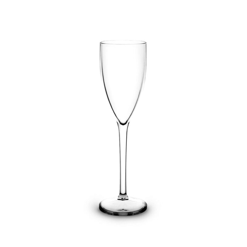 VERRE POLYCARBONATE FLUTE 15CL GRADUEE A 13CL