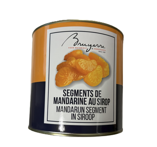 MANDARINE AU SIROP BRUYERRE 3KG
