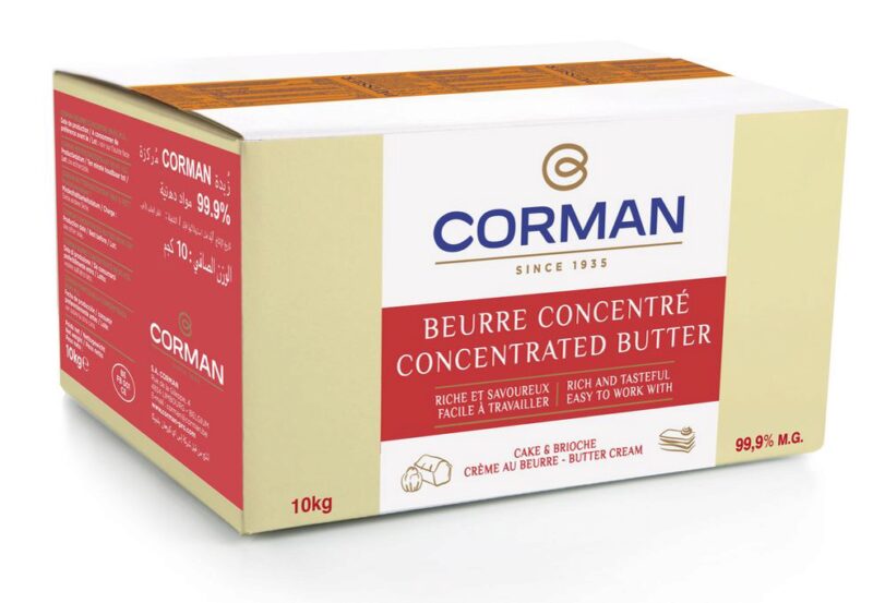 CORMAN CONCENTRATED PASTRY BUTTER 10KG 0029098 - 20046203