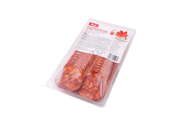EXTRA SLICED CHORIZO 500GR TELLO
