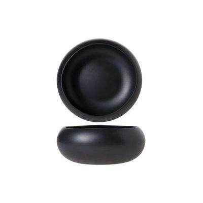C&T SALADIER RAINBOW NOIR MAT 16XHT6.5CM
