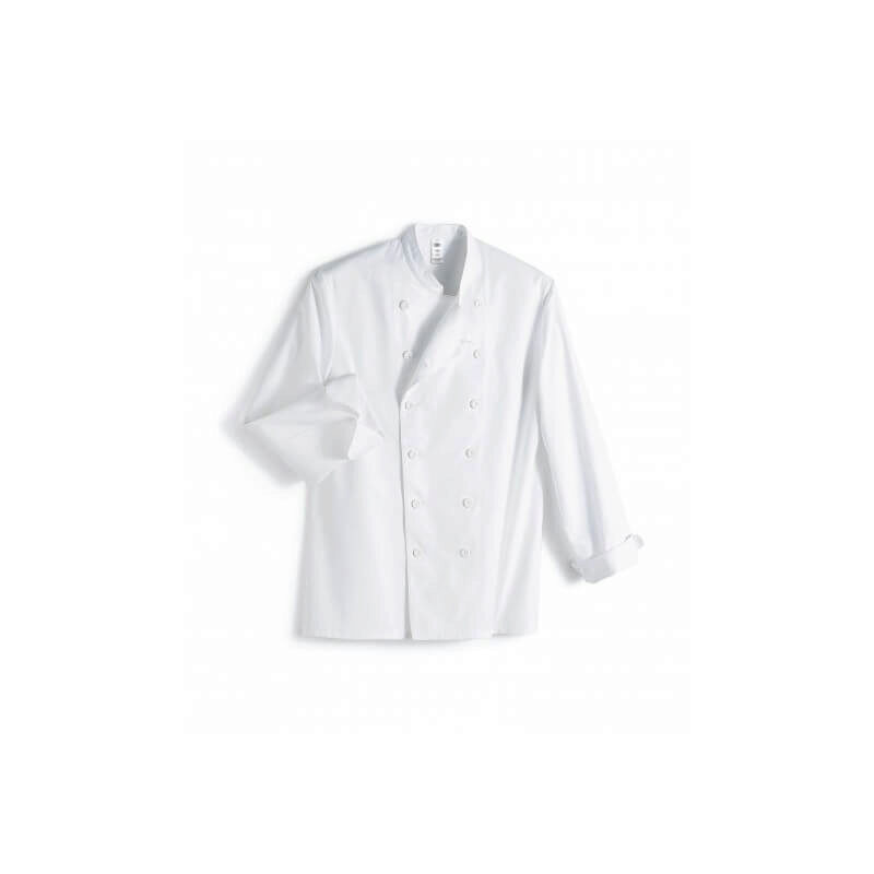 SNV STEPHANE WHITE JACKET SIZE 66 COTTON 240GR LONG SLEEVES