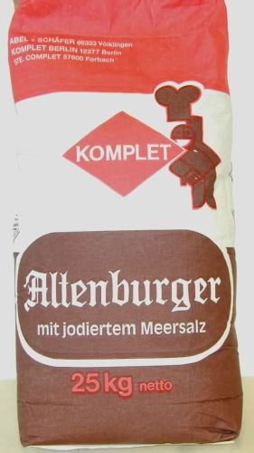 KOMPLET ALTENBURGER MIX 100% PAIN DE SEIGLE  25KG
