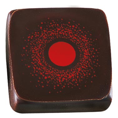 060878 PCB-BEDRUKT VEL GARNET HART 3 ONTWERPEN 4X4 CM 1500 STUKS ***S/CD***