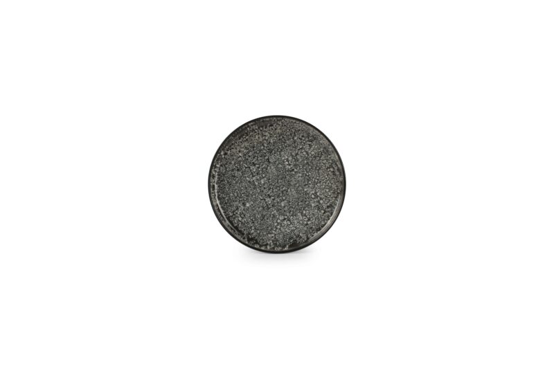 ONA PLAT BORD 20CM ZWART GRAVEL