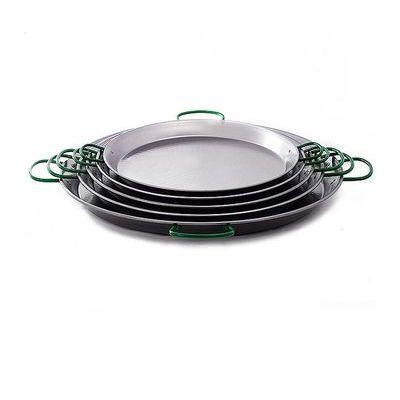 STEEL PAELLA DISH 90CM 4 HANDLES - 50 SERVINGS