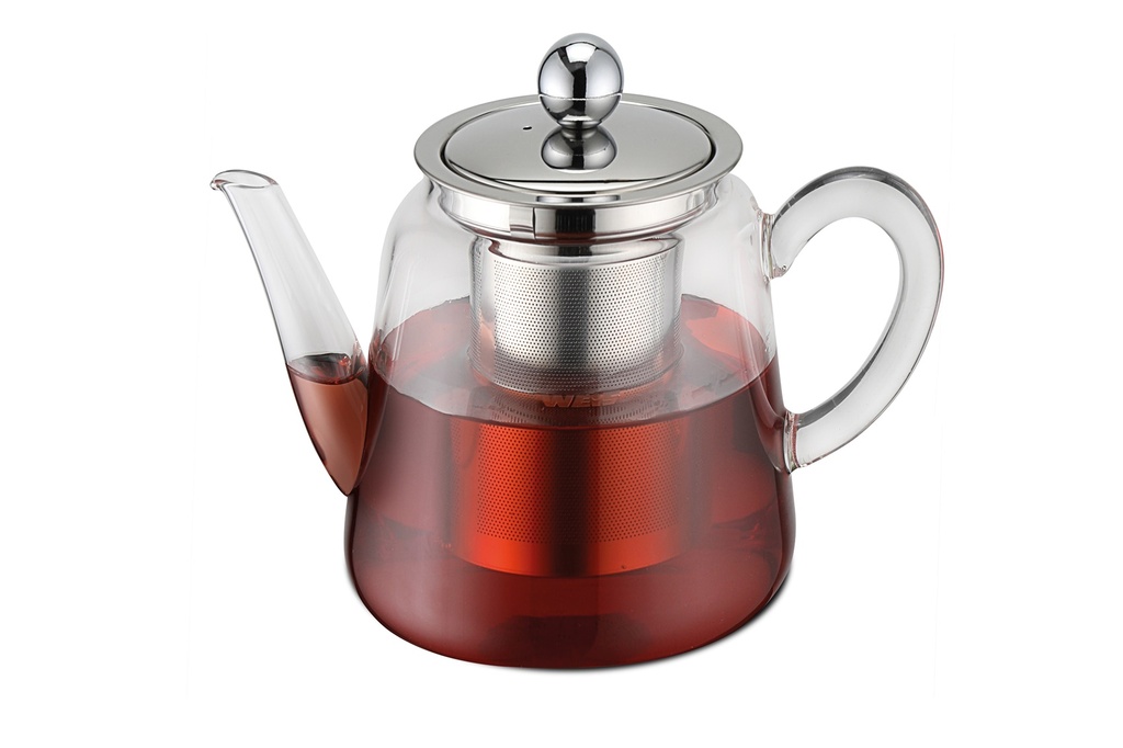 WEIS GLASS TEAPOT WITH TEA INFUSER 1.5L