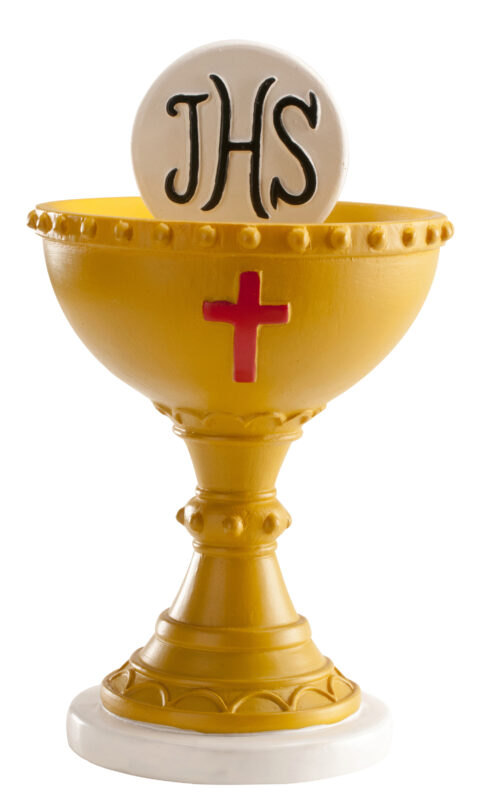 RESIN CHALICE FOR COMMUNION H/11CM