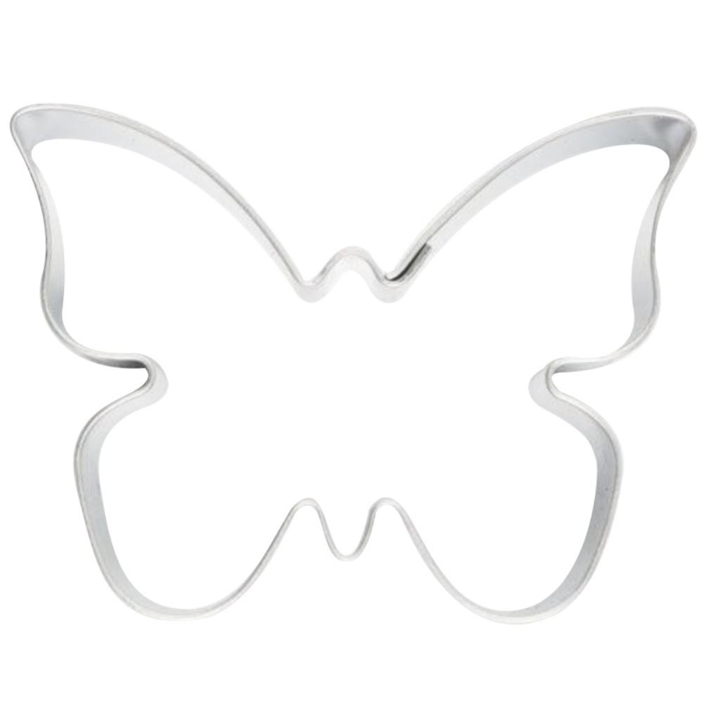 EMPORTE-PCES FER BLANC PAPILLON 65X50MM