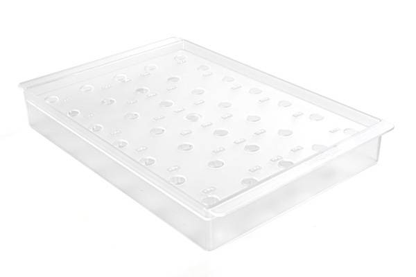 PRESENTOIR TRANSPARENT PAR LE BATON 24 MINI FRISCO 235X360 HT 48MM