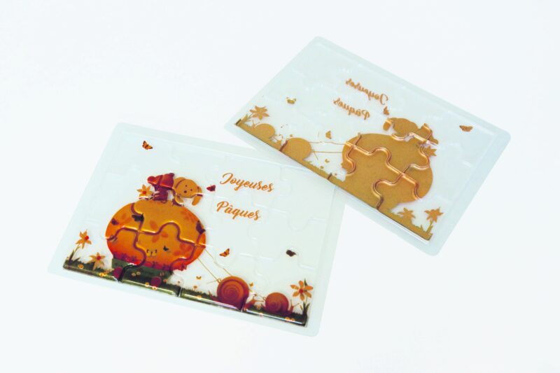 PCB Blister puzzels Onderweg 19x13 cm 10pces ***s/cd***
