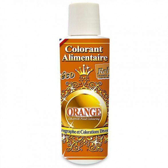 VLOEIBARE VOEDSELKLEURSTOF ORANJE 125ML