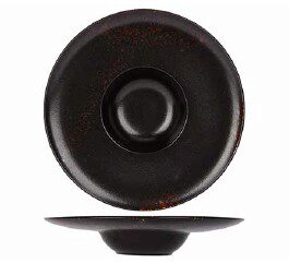 PROOF ETNA BLACK/BROWN DEEP PASTA PLATE 30XH6CM - 5694001