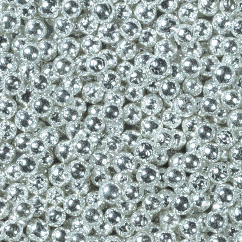 57323 ZILVERPARELS 4 MM 10 KG = POTJE