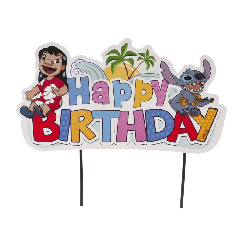 CAKE TOPPERS EN PAPIER STITCH 17,5CM