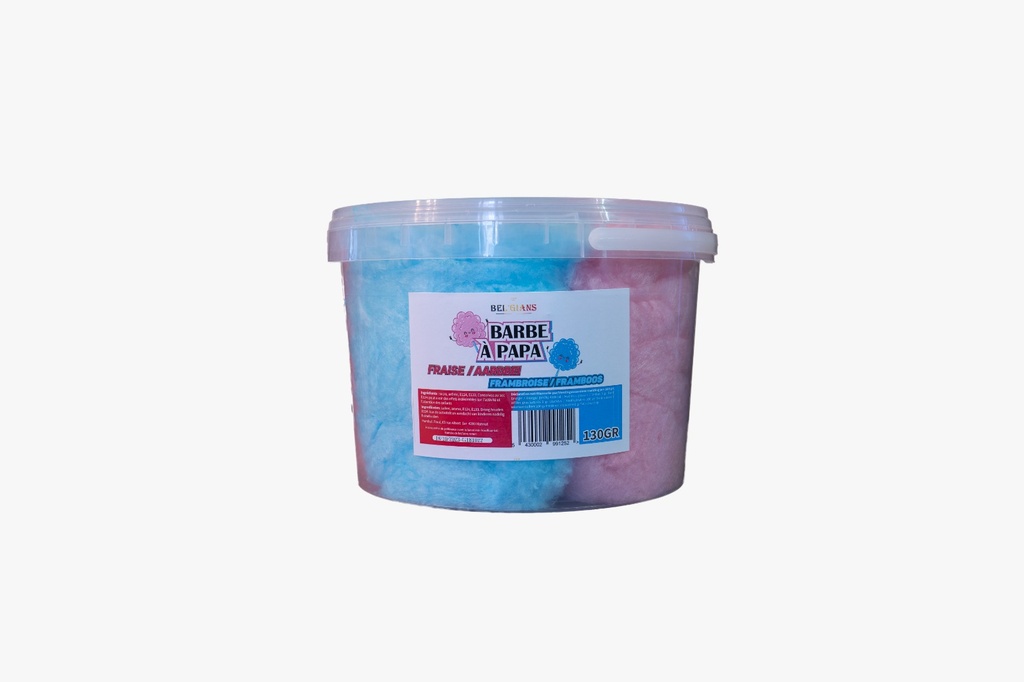BEL'GIANS BARBE A PAPA MIX FRAISE FRAMBOISE 130GR 