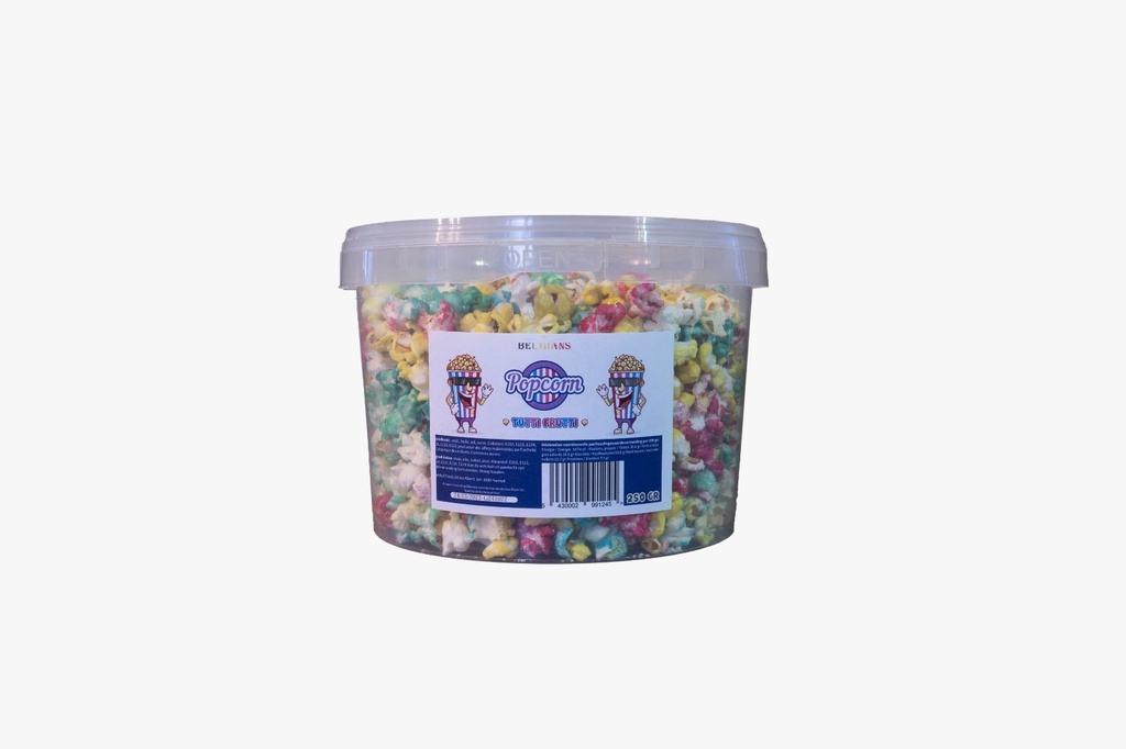 *FDS*BEL'GIANS POPCORN TUTTI FRUTTI 250GR