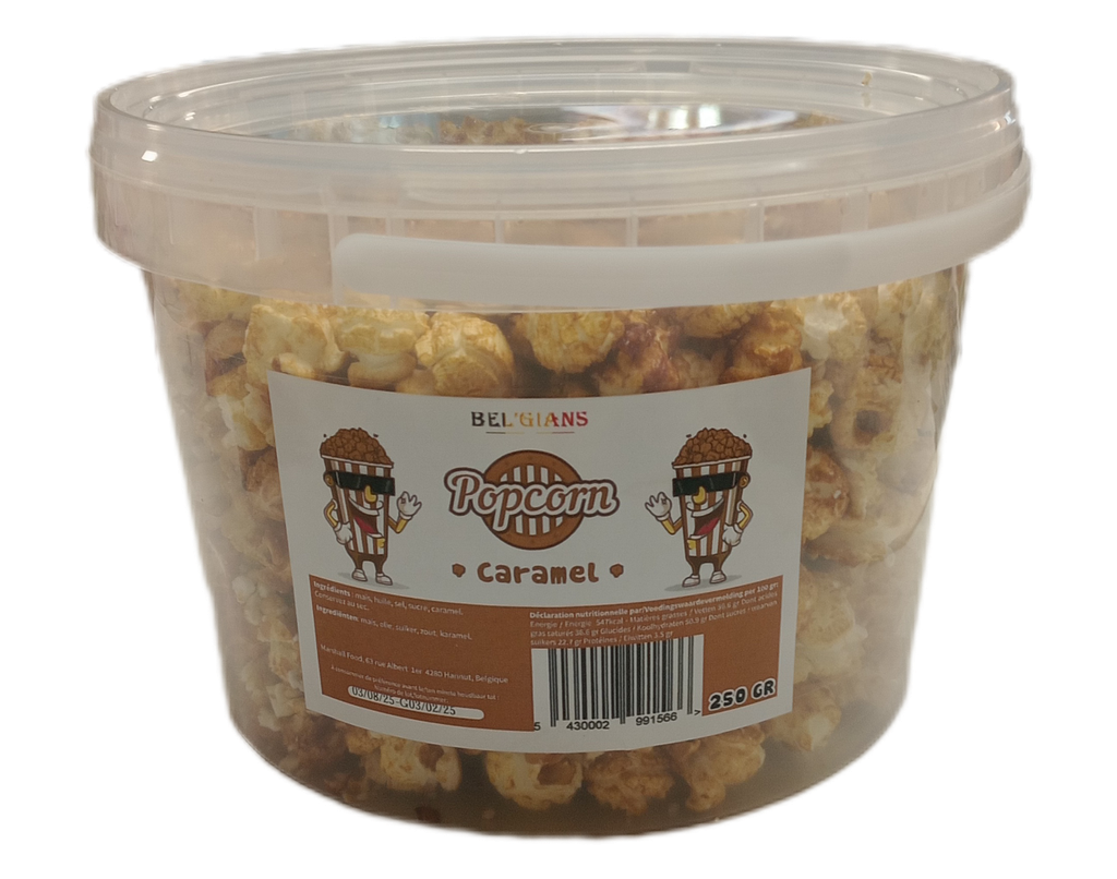 PAULETTE POPCORN CARAMEL 250GR