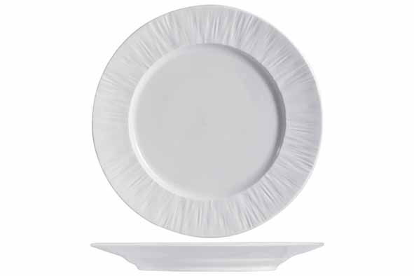 ZUIVER WIT DESSERTBORD D22,3CM - 5303007