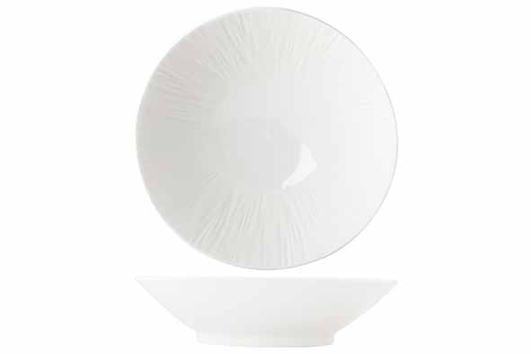 ZUIVER WIT SOEPBORD D22,5XH5,5CM 