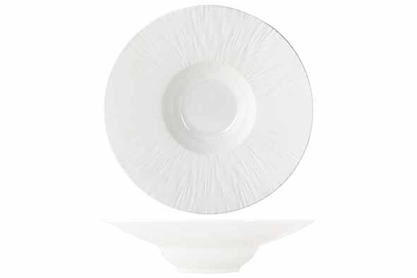 PURE WHITE PASTA PLATE D23,8XH6CM 
