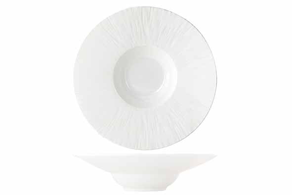 PURE WHITE PASTA PLATE D27,5XH6,3CM 