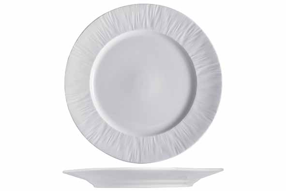 PURE WHITE DINNER PLATE D27,2CM 