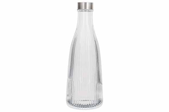 ATLA BOUTEILLE 1L NATURAL TRANSLUCENT D10,1XH28CM - AVEC COUVERCLE