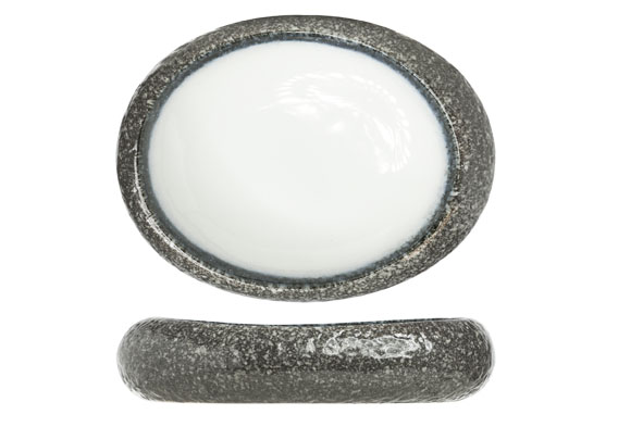 SEA PEARL OVALE BEKER 24X21XH5,5CM 