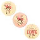 68537 RONDJE KOPPELTJE LOVE 5 CM 75 STUKKEN ***S/CD***