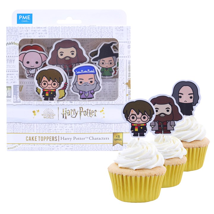 CAKE TOPPERS PERSONNAGES HARRY POTTER 15PCS