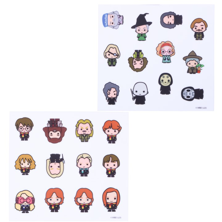 DECORATIONS POUR CUPCAKES SUR FEUILLE EN SUCRE PERSONNAGES HARRY POTTER 24PCS