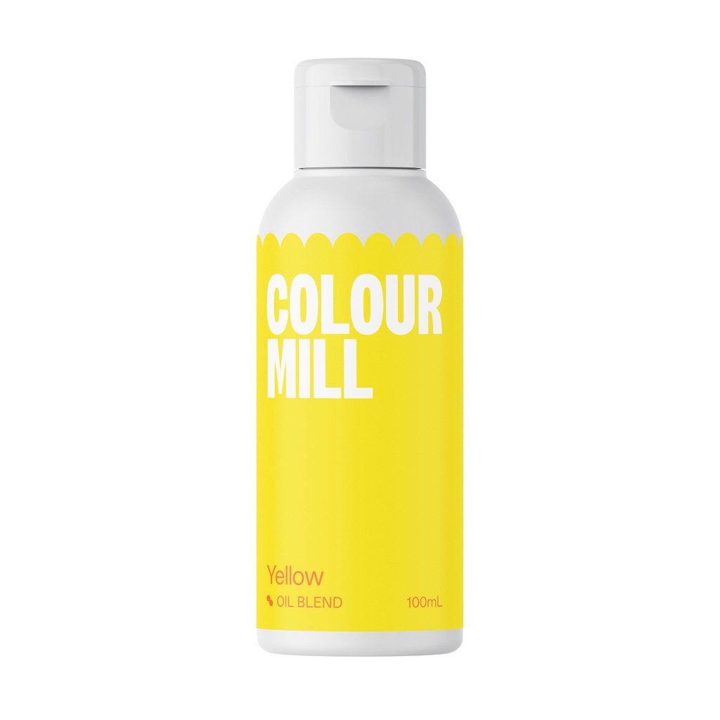COLOUR MILL VETOPLOSBARE KLEURSTOF GEEL 100ML