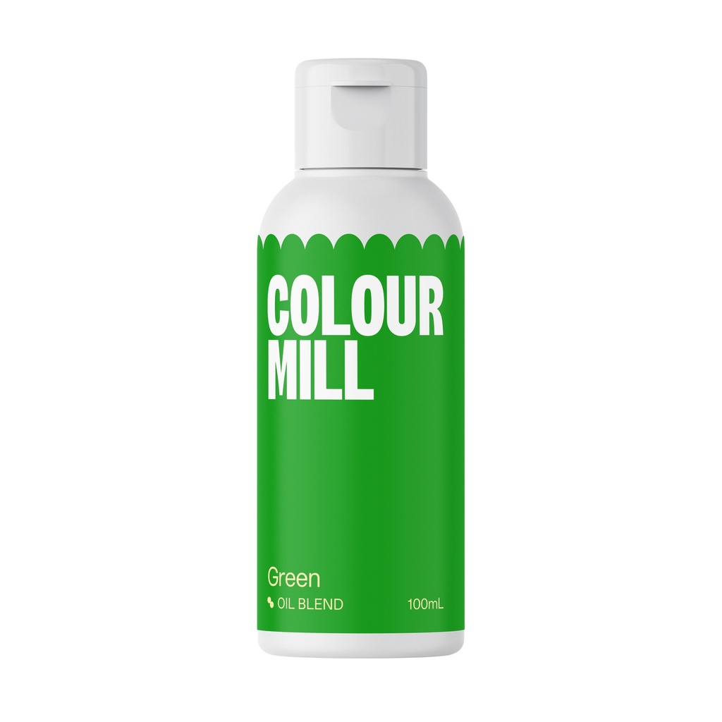 COLOUR MILL VETOPLOSBARE KLEURSTOF GROEN 100ML