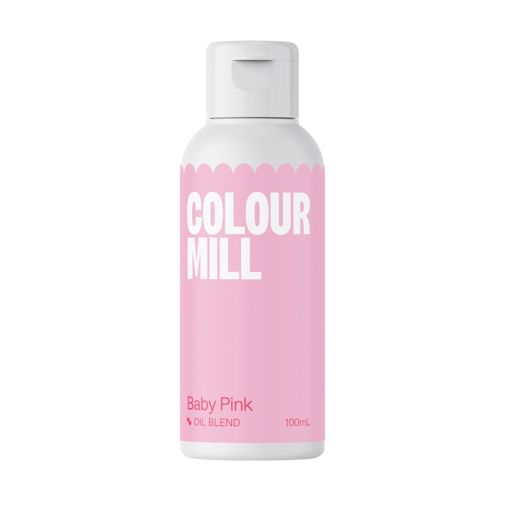 COLOUR MILL VETOPLOSBARE KLEURSTOF BABYROZE 100ML
