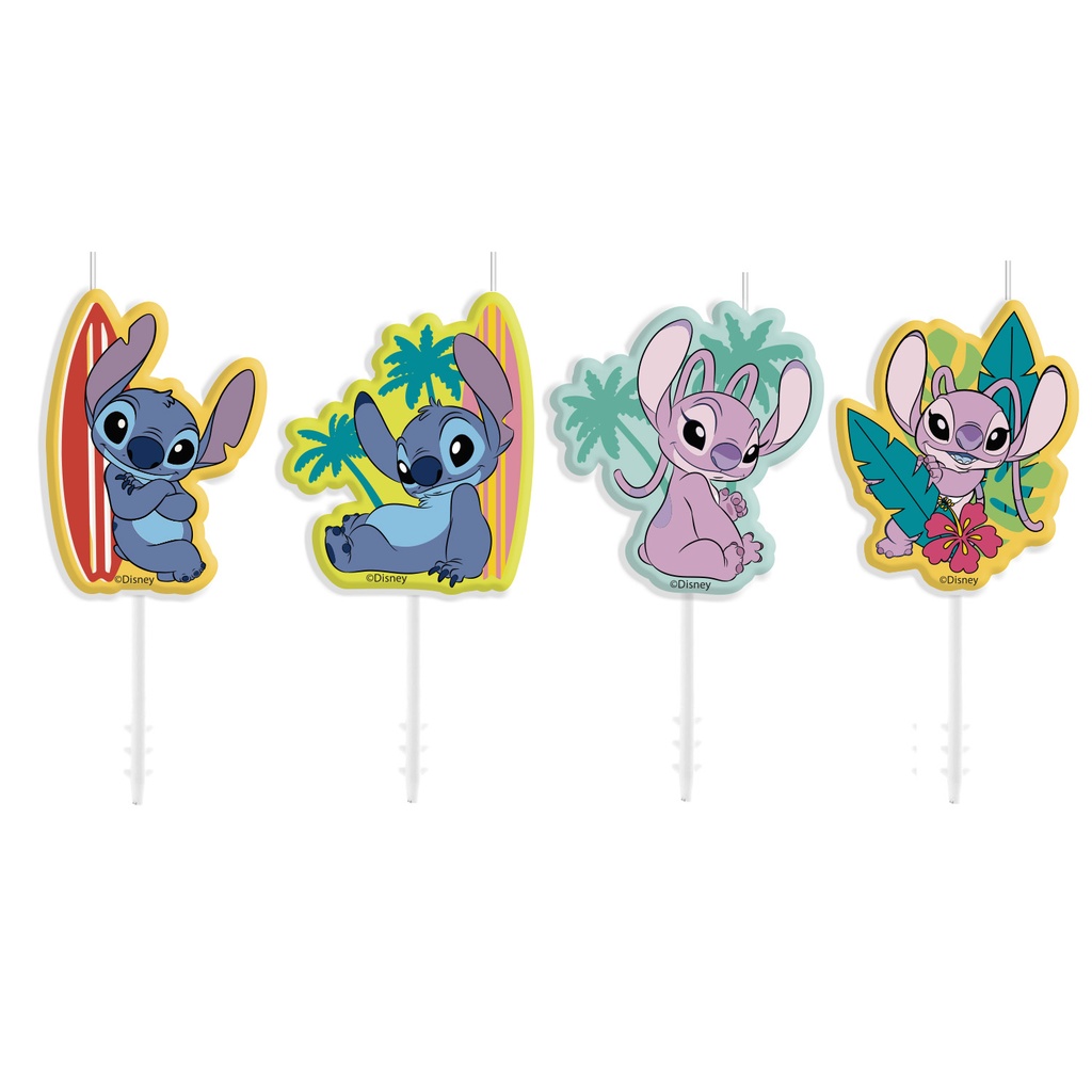 STITCH BIRTHDAY CANDLES 4PCS