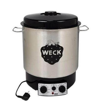 WECK STERILISATEUR ELECTRIQUE INOX A/THERMOSTAT & MINUTERIE 35CM 29L - WAT25 