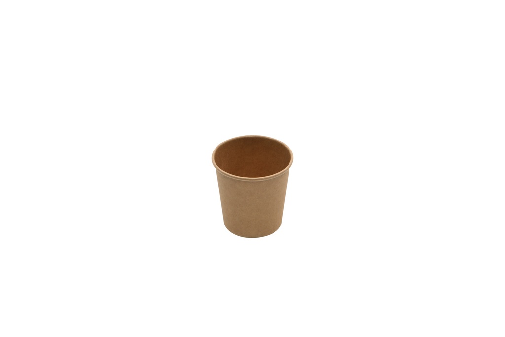 KRAFT PAPIEREN KOFFIEBEKER 4OZ 120ML PAK VAN 50 STUKS