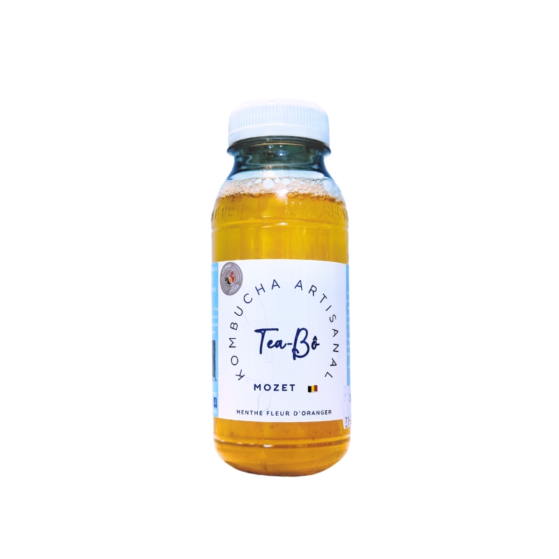 Kombucha Tea-Bô Menthe Fleur d'oranger 25CL 