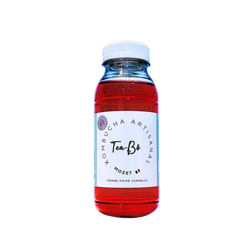 Kombucha Tea-Bô Pomme Poire Cannelle 25CL 