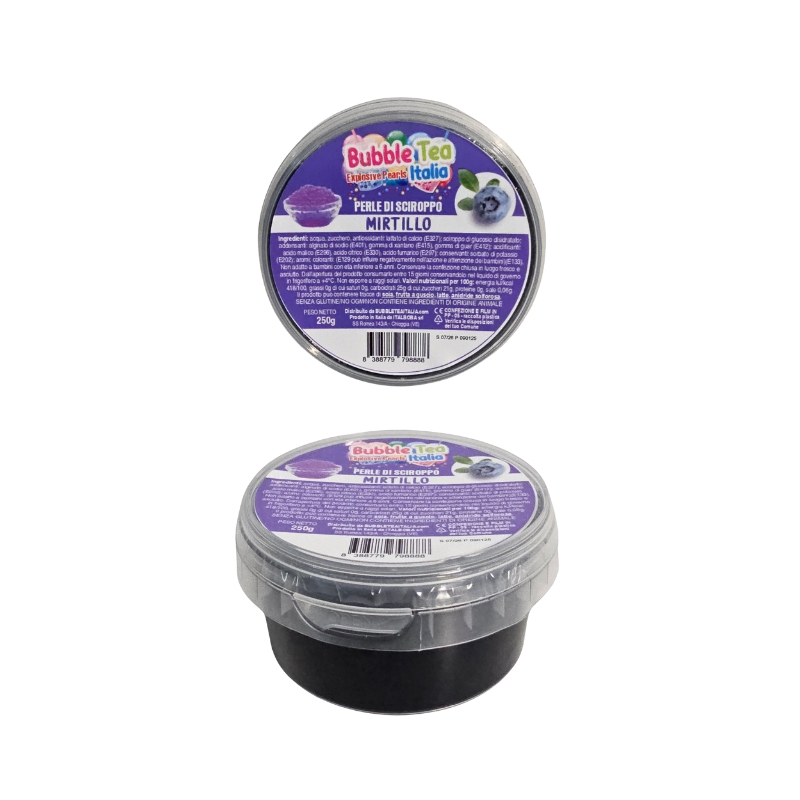 BLACK COFFEE PERLES DE FRUITS 250GR GOUT MYRTILLE P/BUBBLE TEA
