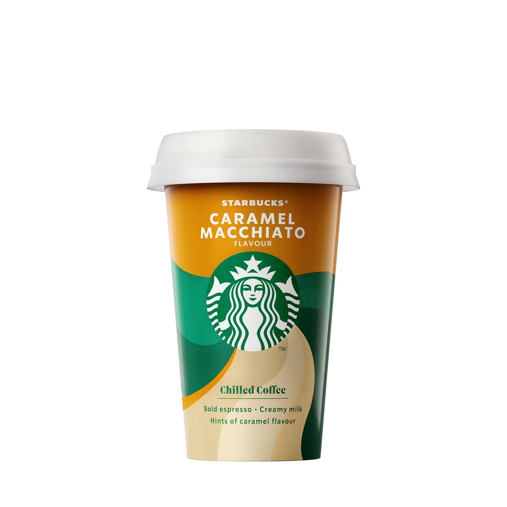 STARBUCKS CARAMEL MACCHIATO 10 X 220 ML  CUPS BS13073