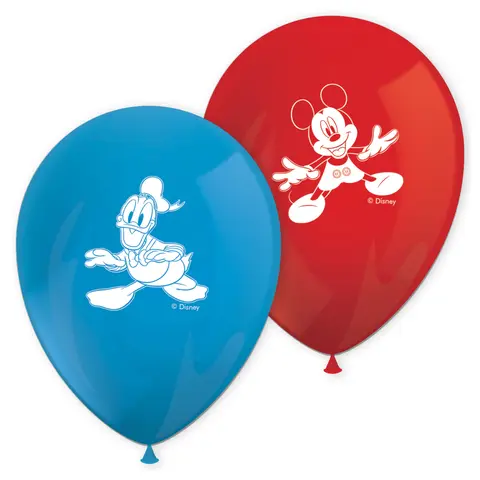MICKEY RTH 11 INCHES BALLONS IMPRIMES 8 pcs