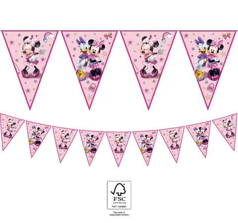*FDS*MINNIE JUNIOR GUIRLANDE DRAPEAUX 1pc